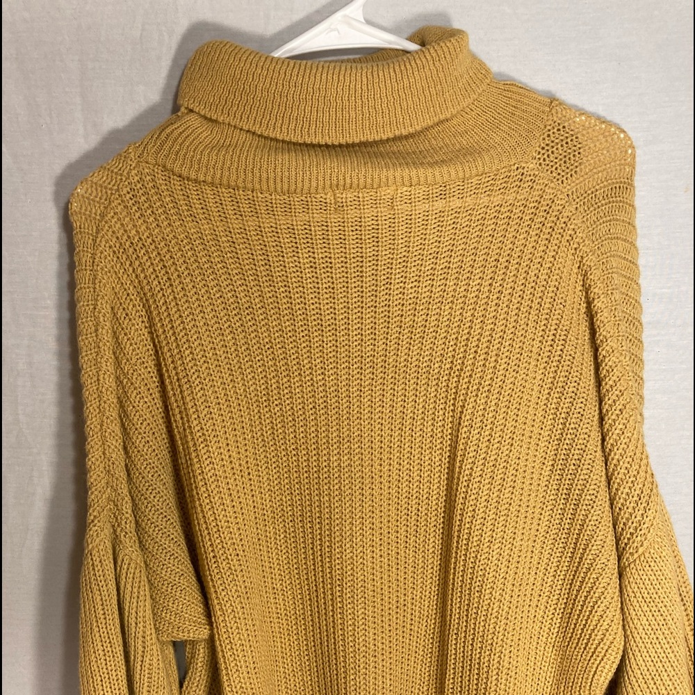 Gold Colored Knit Sweater